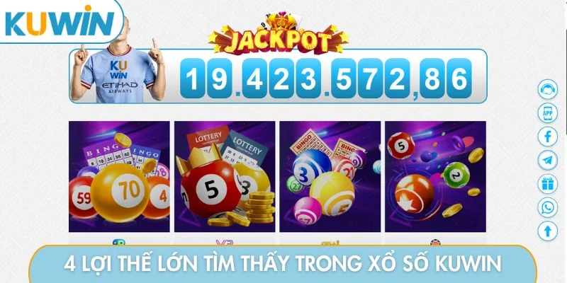4 lợi thế lớn tìm thấy trong xổ số KUWIN